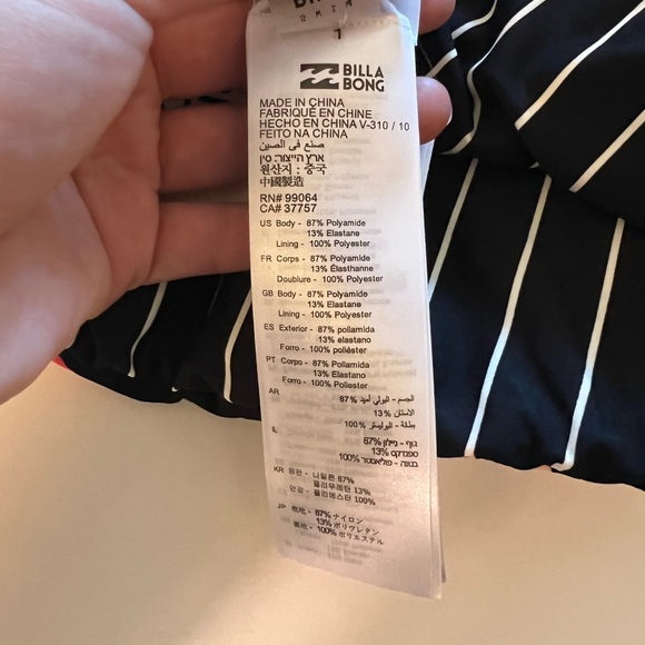 {Billabong} Brand New REVERSIBLE Find A Way Tank Bikini Top - Picture 8 of 9